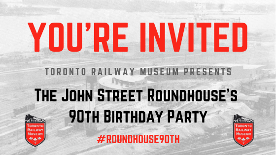 Toronto Railway Museum 90th Birthday Party Invitation