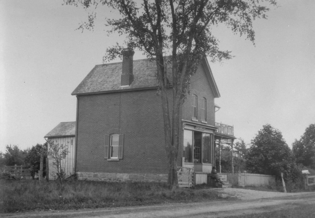 Aggie Hogg's Store and Don Library, circa 1925, on Don Mills Road. - North York Historical Society photo courtesy Toronto Public Library Digital Archive